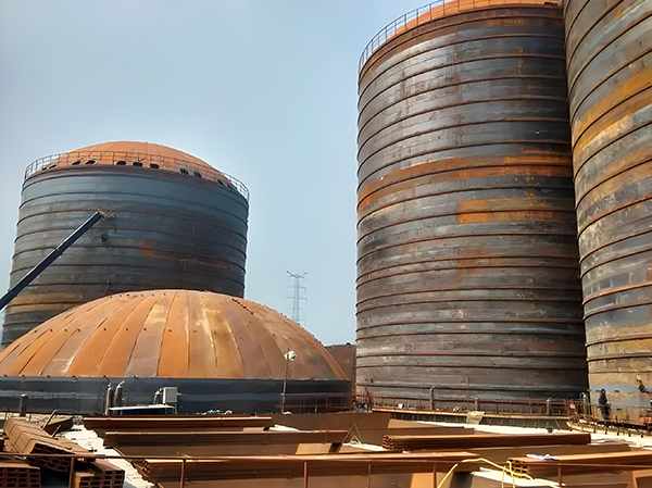 黄岛焦粉钢板仓